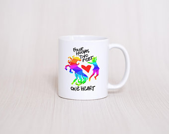 Four Hooves Equine Mug